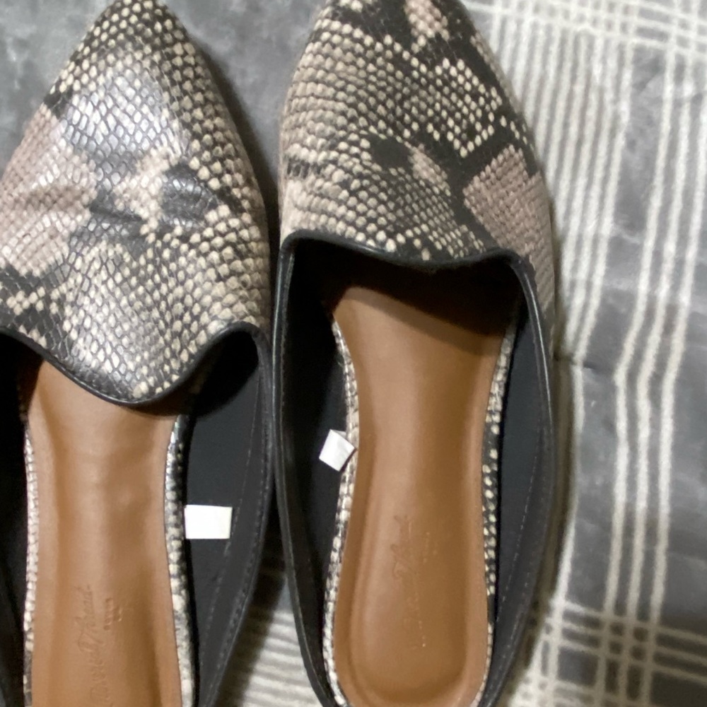 Snakeskin Loafers